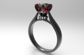 la joyería anillo de compromiso 3d - cc104 oro el diamante moda imprimible boda brillante cad cam diamant droplight sterling día san valentín y belleza los anillos 3d print model - Mito3D