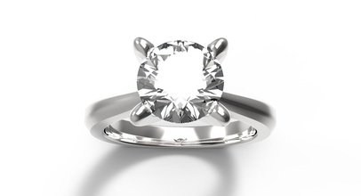 joyería del anillo de compromiso archivo stl descargar imprimir - ca5 la 3d imprimible el prototipo modelado cad diamante joya los anillos 3d print model - Mito3D