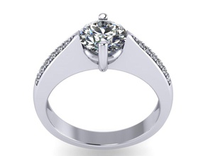 joyería joya compromiso anillo stl expediente descargar print cc19 diamante 3d impresión modelado bisutería boda moda diseño solitario brillante anillos mujer modelos pt3d 3d print model - Mito3D