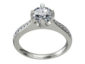 jewelry engagement ring stl file download print- cc2 3d modeling printing print bijouterie bijoux wedding design printable prototyping diamond rings 3d print model - Mito3D