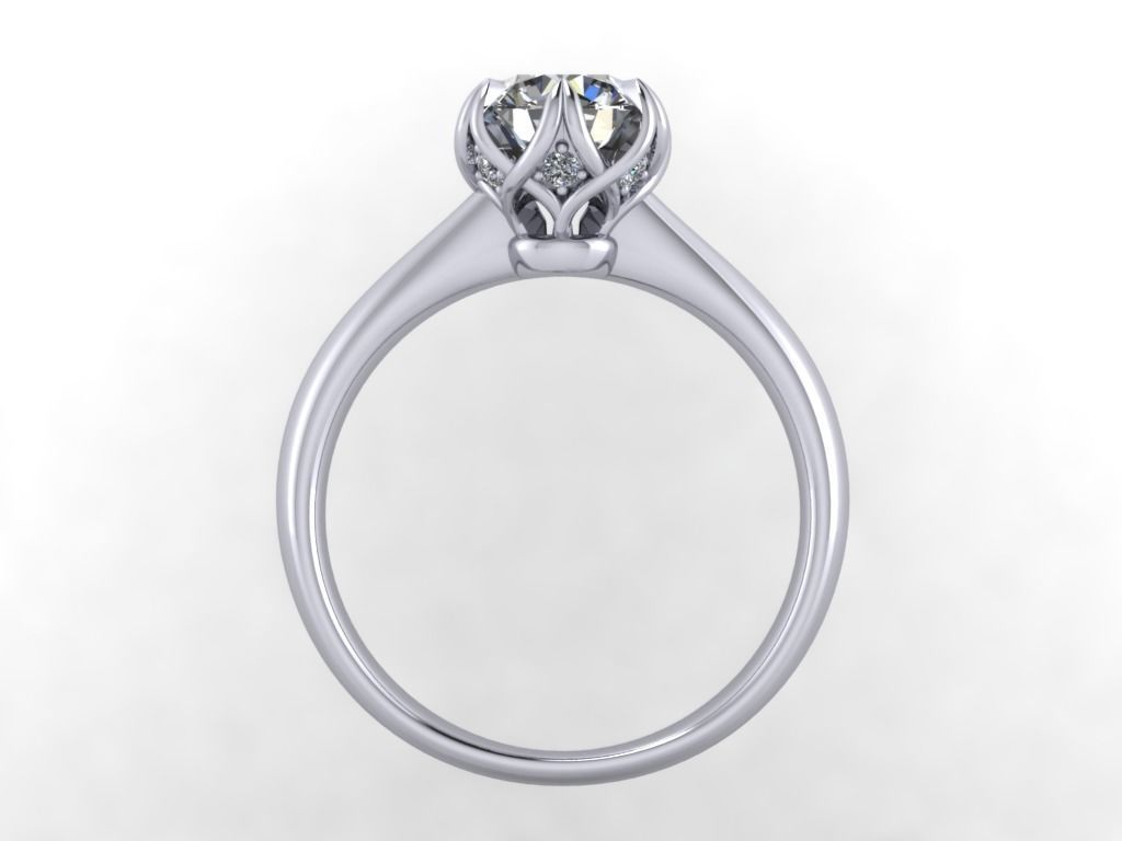 takı nişan yüzüğü download baskı - cc38 dosya stl elmas yüzük 3d modelleme bijoux bijouterie the Atlantis Ring düğün tasarım moda tasarımı solitaire parlak Amerika Birleşik Devletleri Lale yıldız 3D print model - Mito3D
