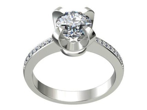 takı nişan yüzüğü download baskı - cc5 dosya stl elmas yüzük 3d modelleme bijoux bijouterie the Atlantis Ring düğün tasarım moda tasarımı solitaire Amerika Birleşik Devletleri Krallık parlak Gümüş 3d print model - Mito3D