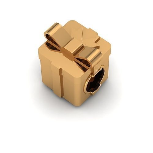 takı altın kaplama hediye Kutu boncuk bilezik parçası tasarım yüzük cazibe Pandora gümüş bilezikler 3D print model - Mito3D
