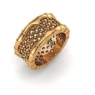 takı altın kaplama yüzük elmaslar bilezik parçası tasarım cazibe Pandora gümüş bilezikler 3d print model - Mito3D