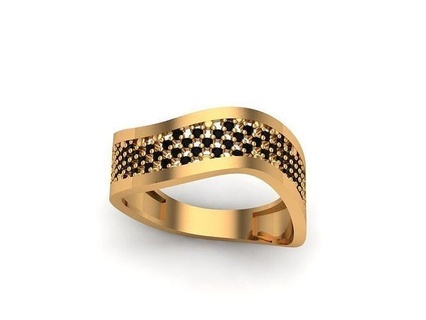 jewelry gold ring diamonds lightring jointring gemstone design gem luxury platinum silver diamond ringfinger rolex jewelery jewel watch rings 3d print model - Mito3D