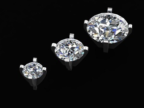 gioielli teste 02 gioiello oro anello gemma le diamante argento stampabile di fidanzamento brillante matrimonio moda d'oro carattere la sterlina e bellezza altri 3d print model - Mito3D