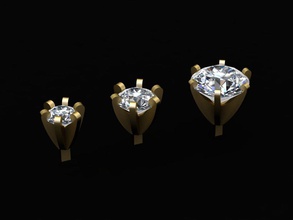 Schmuck-heads 04 Schmuck Juwel gold ring gem Köpfe bedruckbar ist diamond Silber Diamant-ring Mode-ring sterling weiß genial Hochzeit engagement Mode-Schönheit Halskette andere 3d print model - Mito3D