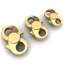jóias de bloqueio tesselcaps bracelettesselcaps ouro prata jóia pulseira couro charme braceletcharm outros 3d print model - Mito3D