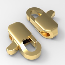 gioielli di blocco carabina fissaggio 1 3djewelry cad gemma oro disco platino jewelryprint jewelrywax argento acquistare fibbia il dispositivo catena gioiello braccialetto la collana stampa altri bracciali 3d print model - Mito3D