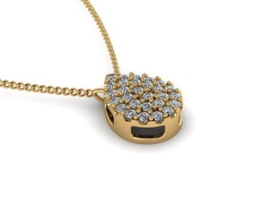 pendente da jóia jóias pingente platina gem colar luxo ouro acessório brilhando brilhantes printable prototipagem anel de brinco moda beleza pulseira vestuário dedo diamante precioso pingentes 3d print model - Mito3D