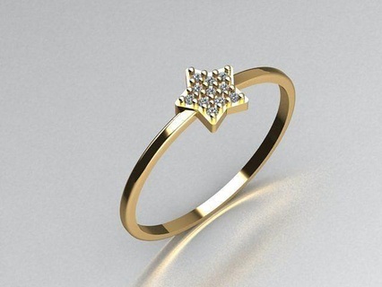 bijoux bague or imprimable argent anneaux diamant bijou engagement mode bijouxdiamant gratuits 3dring 3d print model - Mito3D