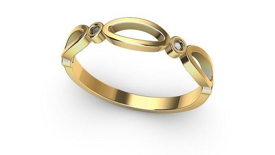 joyería joya anillo oro arete diamante brillante estrella david judío imprimible Boda compromiso hombre Moda anillos 3d print model - Mito3D