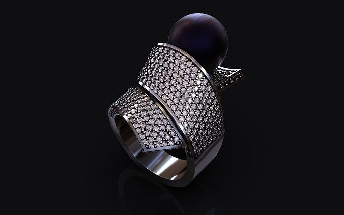 jewelry ring gold fashion printable rings 3D print model - Mito3D