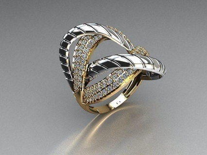 joalheria anel jóias ouro imprimível prata diamante argolas jóia noivado 3djewelry joias diamantes 3dring 3d print model - Mito3D