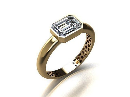 joalheria anel ouro imprimível prata argolas diamante jóia jóias moda noivado 3djewelry 3dring freering joias gratuitas diamantes 3d print model - Mito3D
