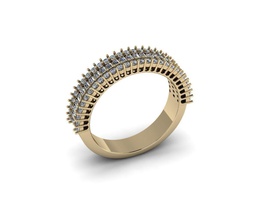 jóia do anel jóias ouro de prata printable da forma casamento o engajamento diamante sterling engagem moda beleza imprimir noivado solitaire cad anéis 3d print model - Mito3D