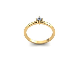joalheria anel noivado luxo brilhando ouro aço casamento diamante prata jóia gema moda brilhante argolas 3d print model - Mito3D