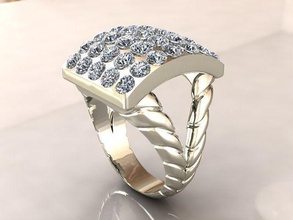 schmuck ring mode druckbar engagem platin gold silber diamant brillant hochzeit rubin droplight budget ringe schönheit engagement 3d print model - Mito3D