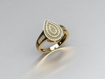 joyería joya anillo oro plata imprimible anillos diamante compromiso moda 3djewelry joyeria gratis freering 3d print model - Mito3D
