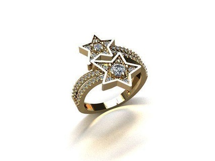 joyería joya anillo oro plata imprimible anillos diamante compromiso Moda joyeria 3djewelry gratis freering 3d print model - Mito3D