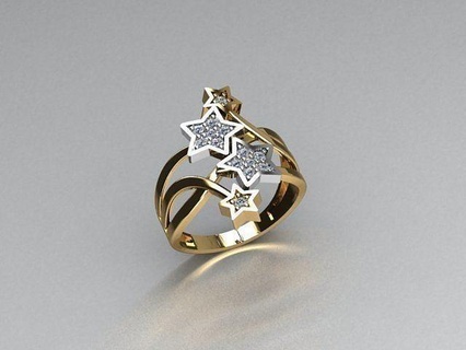 gioielleria squillare oro argento stampabile anelli diamante gioiello fidanzamento moda freejewelry 3djewelry gioielli freering pendente orecchini 3d print model - Mito3D
