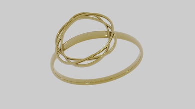 joyería del anillo la joya de lujo plata imprimible el platino oro ronda brillante art adornado diamante sterling varios modelos gem los anillos 3d print model - Mito3D