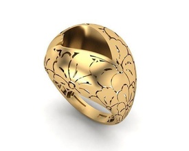 bijoux bague 105 or argent imprimable bijou gemme mariage engagem diamant goujat beauté Collier brillant pendentif anneaux solitaire 3d print model - Mito3D