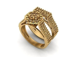 gioielleria squillare 134 oro argento stampabile gioiello gemma nozze engagement diamante cad bellezza collana brillante pendente anelli solitario 3d print model - Mito3D