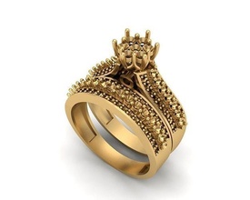 schmuck ring 149 gold diamant mode schönheit juwel brillant silber beleuchtung weiß licht sterling ringe 3d print model - Mito3D