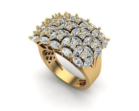 gioielleria squillare 171 pendente oro diamante moda bellezza gemma brillante pantera collana argento illuminazione bianca luce lampada sterlina anelli 3d print model - Mito3D