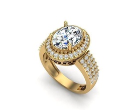 joalheria anel 190 pingente ouro diamante jóias moda beleza gema brilhante pantera colar prata iluminação branco luz luminária esterlina argolas 3d print model - Mito3D