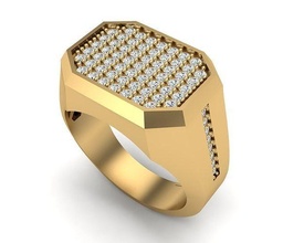 joyería joya anillo 197 colgante pendiente oro diamante Moda belleza brillante pantera collar plata Encendiendo blanco ligero lámpara libra esterlina anillos 3d print model - Mito3D