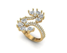 joyería joya anillo 202 colgante pendiente oro diamante Moda belleza brillante pantera collar plata Encendiendo blanco ligero lámpara libra esterlina anillos 3d print model - Mito3D