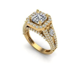 joyería joya anillo 203 colgante pendiente oro diamante Moda belleza brillante pantera collar plata Encendiendo blanco ligero lámpara libra esterlina anillos 3d print model - Mito3D