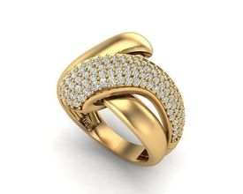 joyería joya anillo 211 oro diamante moda belleza brillante plata encendiendo blanco ligero libra esterlina anillos 3d print model - Mito3D