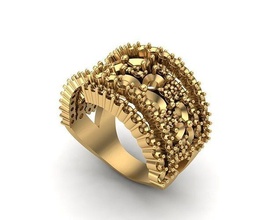 joyería joya anillo 224 colgante pendiente oro diamante Moda belleza brillante pantera collar plata Encendiendo blanco ligero lámpara libra esterlina anillos 3d print model - Mito3D