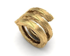 joyería joya anillo 228 colgante pendiente oro diamante Moda belleza brillante pantera collar plata Encendiendo blanco ligero lámpara libra esterlina anillos 3d print model - Mito3D