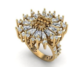 Schmuck Ring 233 Anhänger Gold Diamant Mode Schönheit Juwel brillant Panther Halskette Silber Beleuchtung Weiß Licht Lampe Sterling Ringe 3d print model - Mito3D