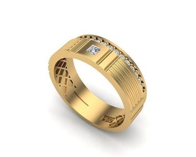 joyería joya anillo 327 colgante pendiente oro diamante Moda belleza brillante pantera collar plata Encendiendo blanco ligero lámpara libra esterlina anillos 3d print model - Mito3D