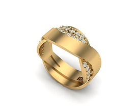 joyería joya anillo 353 colgante pendiente oro diamante Moda belleza brillante pantera collar plata Encendiendo blanco ligero lámpara libra esterlina anillos 3d print model - Mito3D