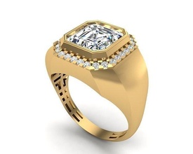 bijoux bague 372 pendentif or diamant mode beauté gemme brillant panthère Collier argent éclairage blanc lumière lampe sterling anneaux 3d print model - Mito3D