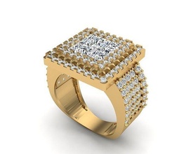 bijoux bague 373 pendentif or diamant mode beauté gemme brillant panthère Collier argent éclairage blanc lumière lampe sterling anneaux 3d print model - Mito3D