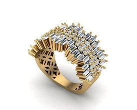 joyería joya anillo 374 colgante pendiente oro diamante Moda belleza brillante pantera collar plata Encendiendo blanco ligero lámpara libra esterlina anillos 3d print model - Mito3D