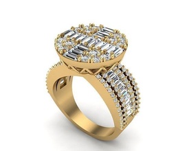 Schmuck Ring 378 Anhänger Gold Diamant Mode Schönheit Juwel brillant Panther Halskette Silber Beleuchtung Weiß Licht Lampe Sterling Ringe 3d print model - Mito3D