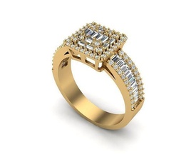 bijoux bague 379 pendentif or diamant mode beauté gemme brillant panthère Collier argent éclairage blanc lumière lampe sterling anneaux 3d print model - Mito3D