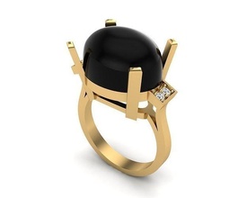 Schmuck Ring 399 Gold Diamant Mode Schönheit Juwel brillant Silber Beleuchtung Weiß Licht Sterling Ringe 3d print model - Mito3D