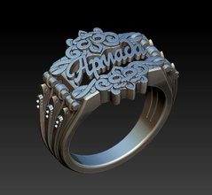 jewelry ring armada 3d casting rings 3d print model - Mito3D