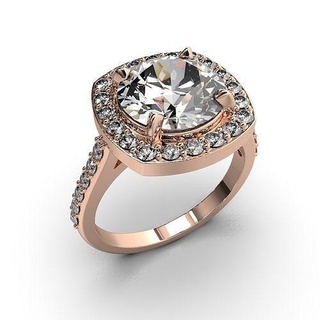 gioielleria squillare diamanti diamante oro argento stampabile engagement Fidanzamento nozze abbigliamento solitario gemma gioiello anelli cad brillante moda bellezza alone 3d print model - Mito3D