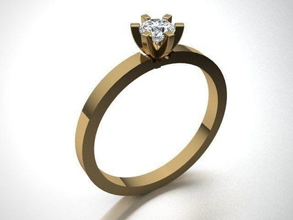 joyería joya anillo Moda oro plata lujo amor diamante anillos 3d print model - Mito3D