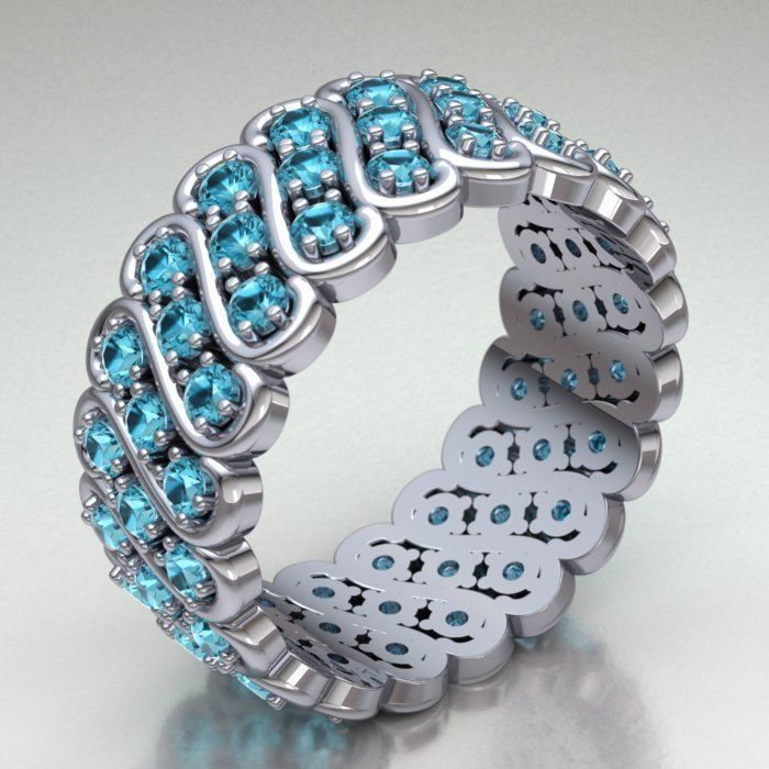 gioielleria squillare donne nuziale diamante Smeraldo regalo oro personalizzato argento solitario Fidanzamento platino nozze bianca anello donna 3D print model - Mito3D
